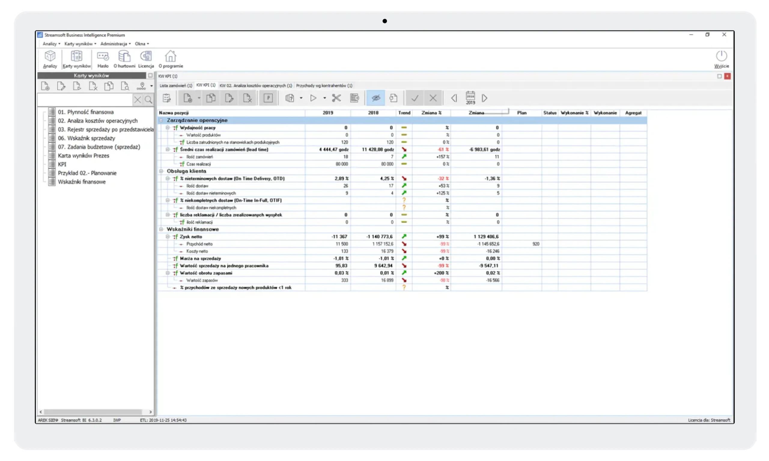 Moduł business intelligence 2 Streamsoft Kraków