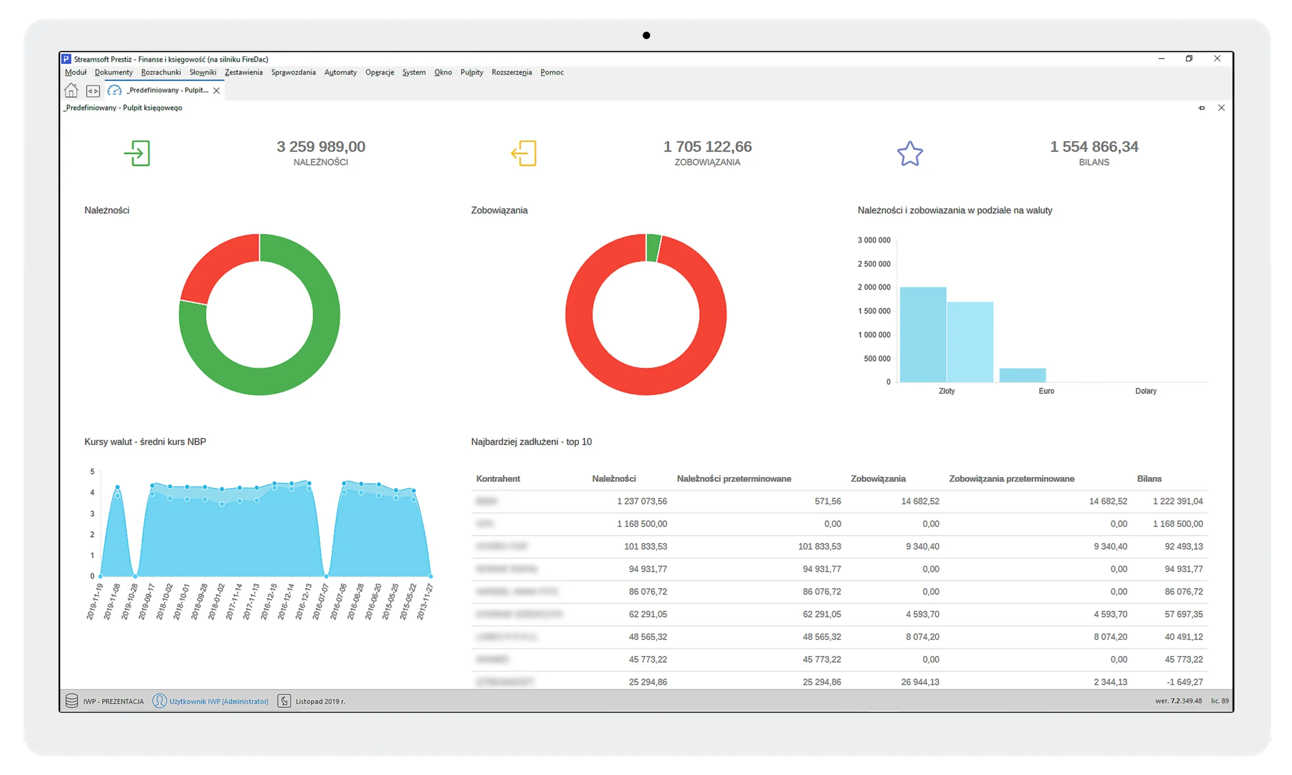 Moduł finanse i księgowość 1 Streamsoft Kraków