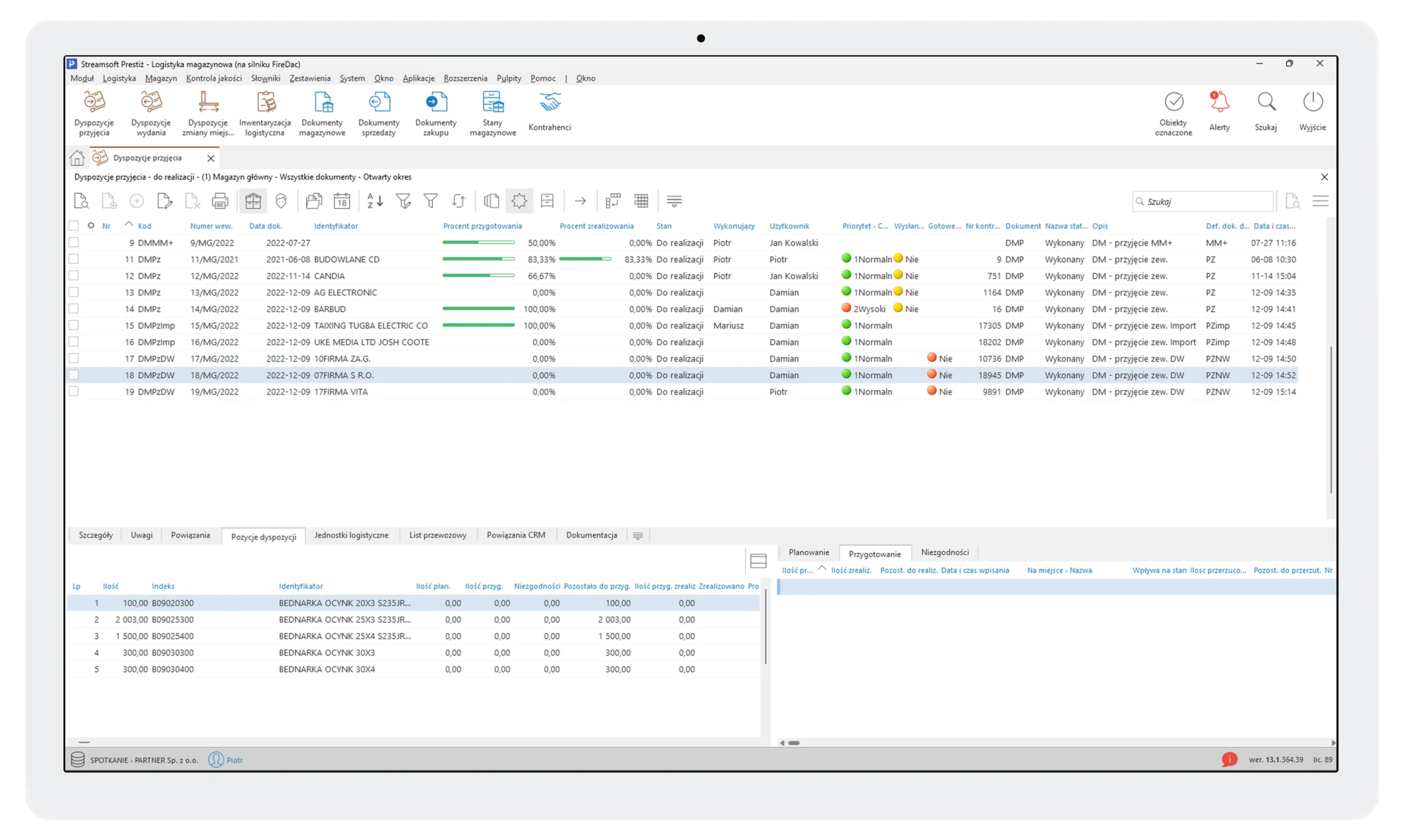 Moduł logistyka 2 Streamsoft Kraków