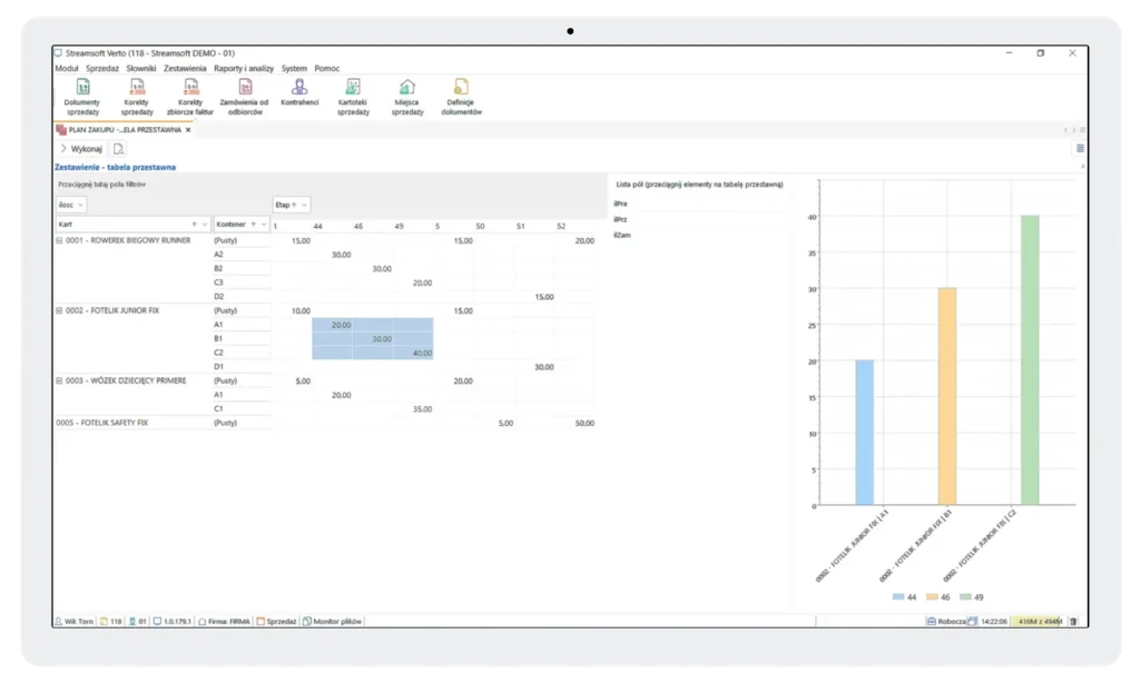 Moduł raporty i analizy 1 Streamsoft Kraków