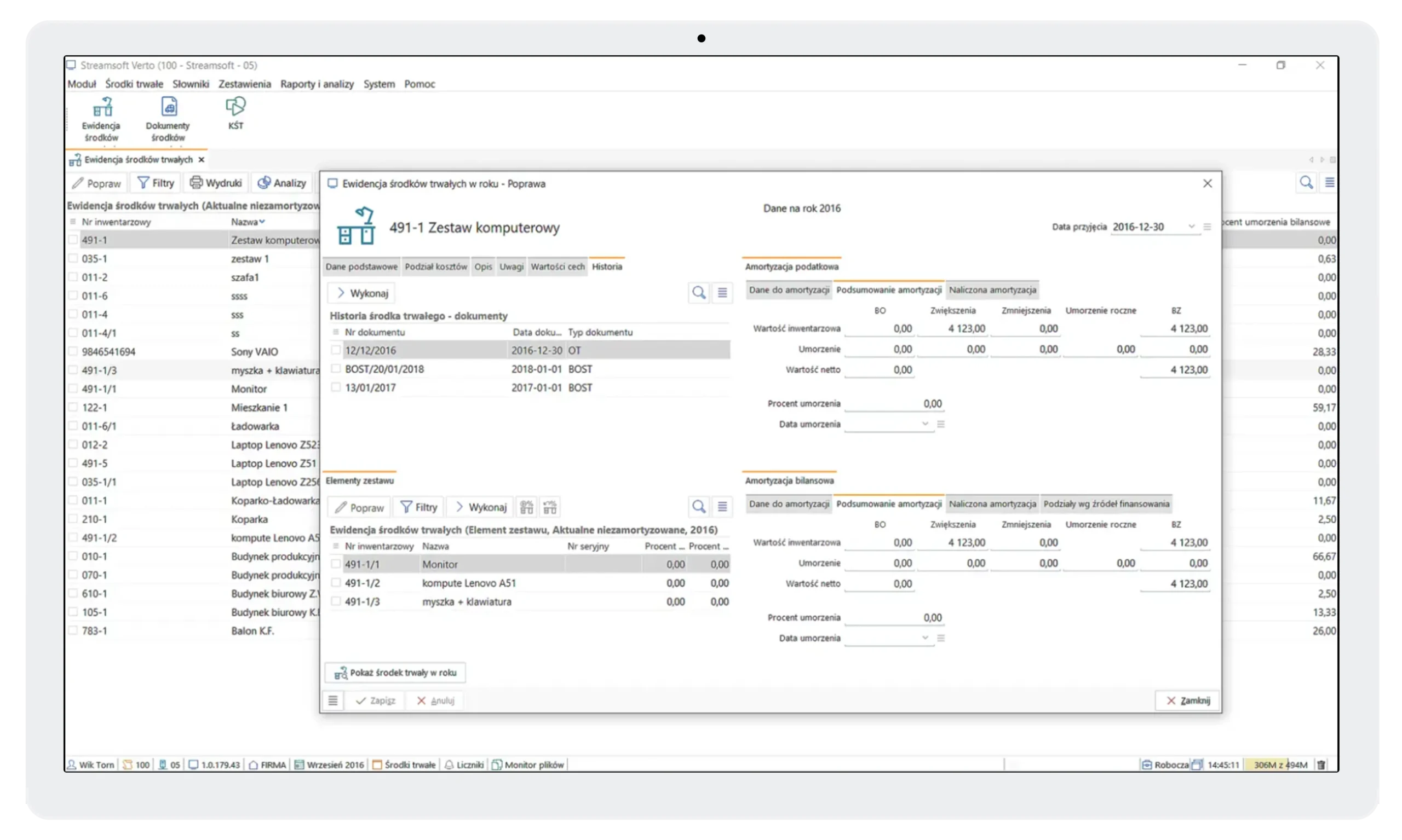 Moduł środki trwałe 2 Streamsoft Kraków