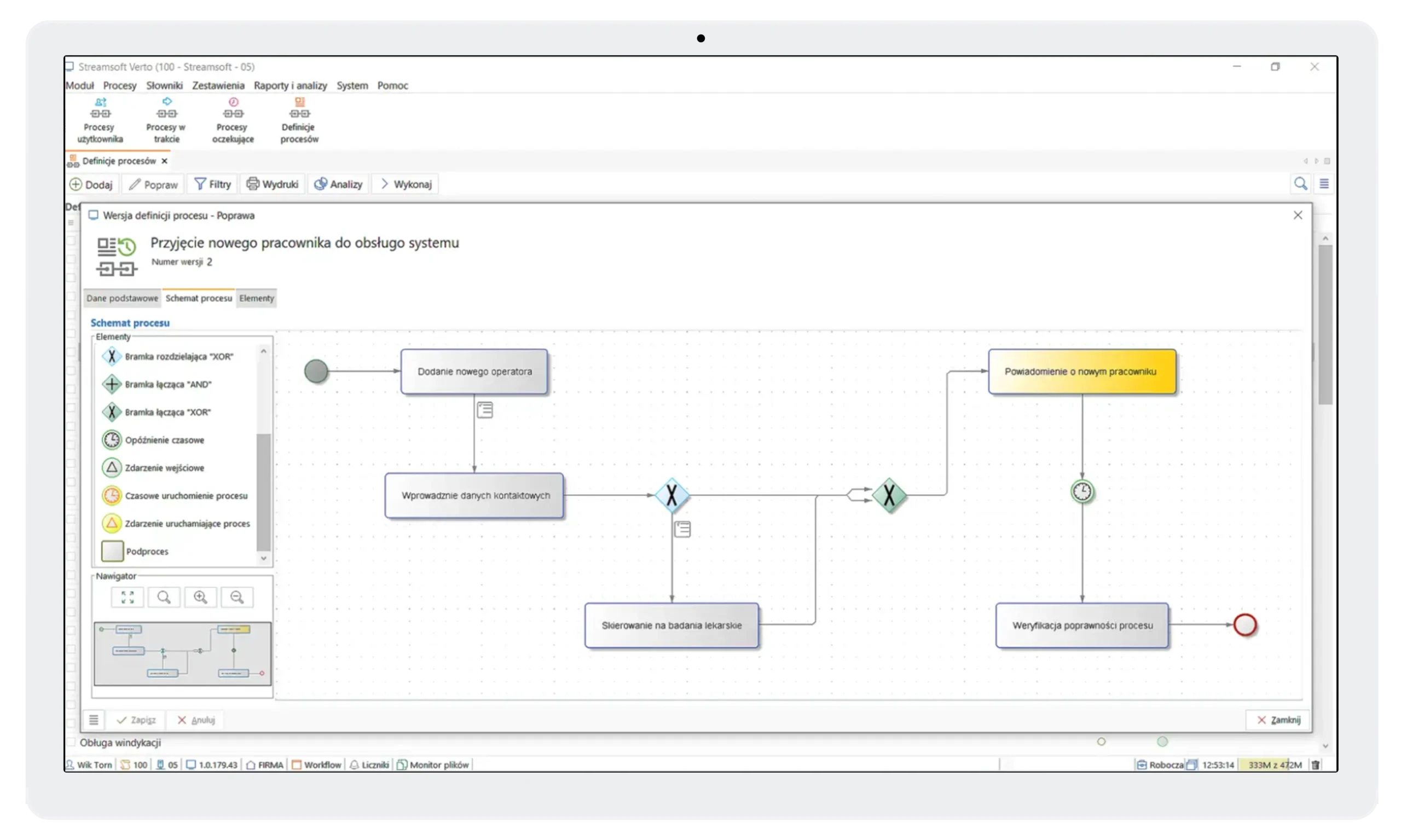Moduł workflow 1 Streamsoft Kraków